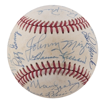 1988 Hall of Famers Multi-Signed Baseball With 29 Signatures Including Koufax, Berra, Ford & Musial (Beckett)